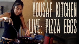 Yousaf Kitchen Live: Pizza Eggs