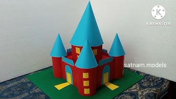 3d maths shapes model || Castle model for school || math shape model || using math shape model