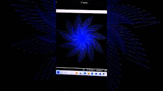 Amazing Flower🌸 Design using Python 🐢#python #coding #viral #trending #design#shorts ApnaCoding2x