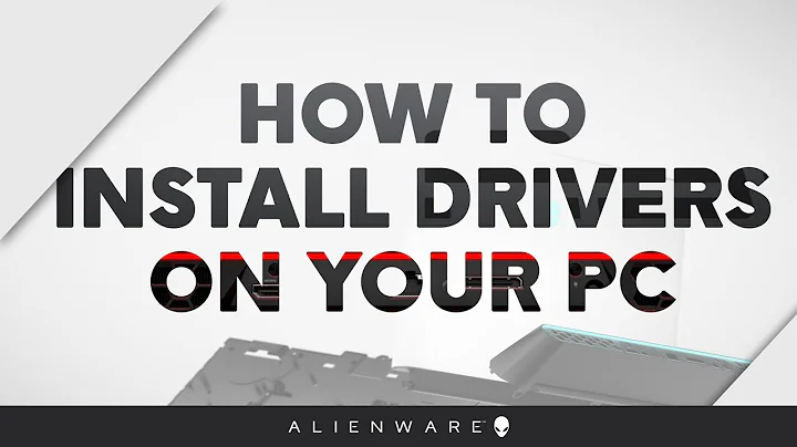 How to install drivers on your Alienware computer