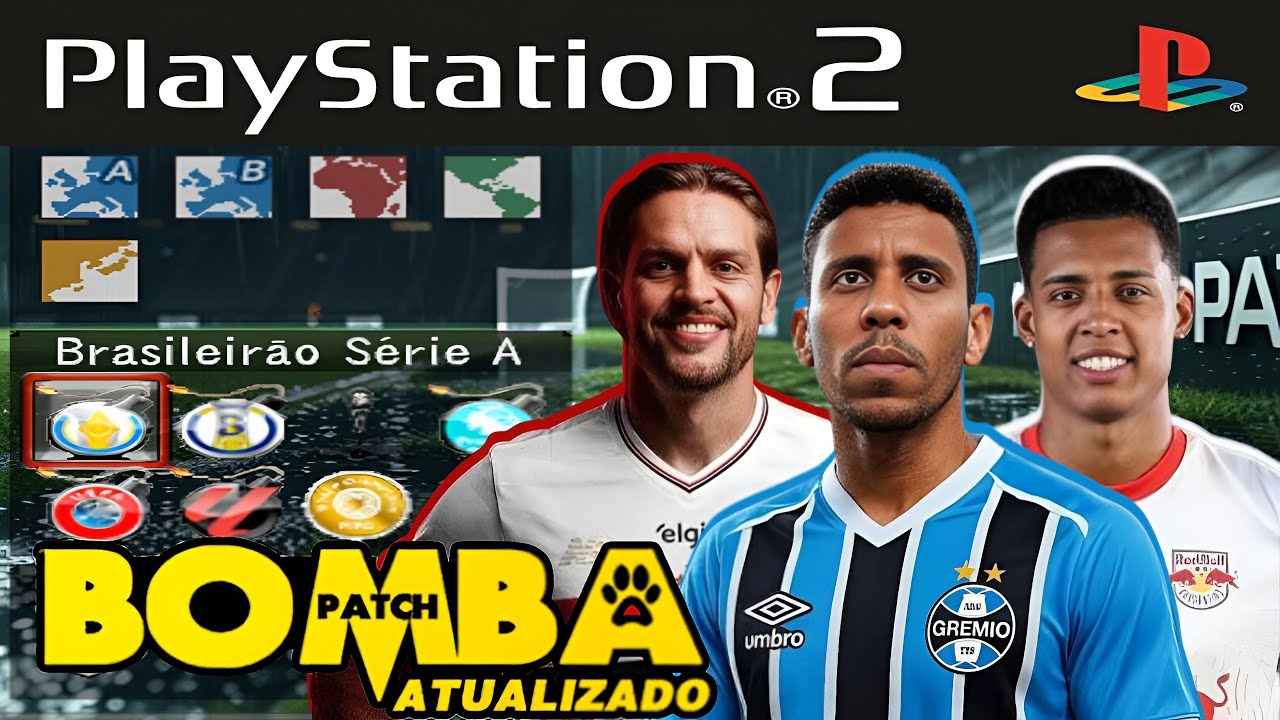 BOMBA PATCH 2025-2026 PS2 ISO ATUALIZADO AGOSTO DOWNLOAD - YouTube