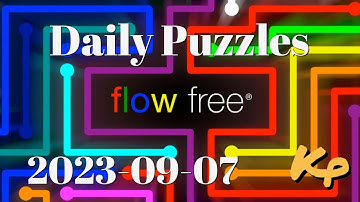 Flow Free - Daily Puzzles - 2023-09-07 - September 7th 2023