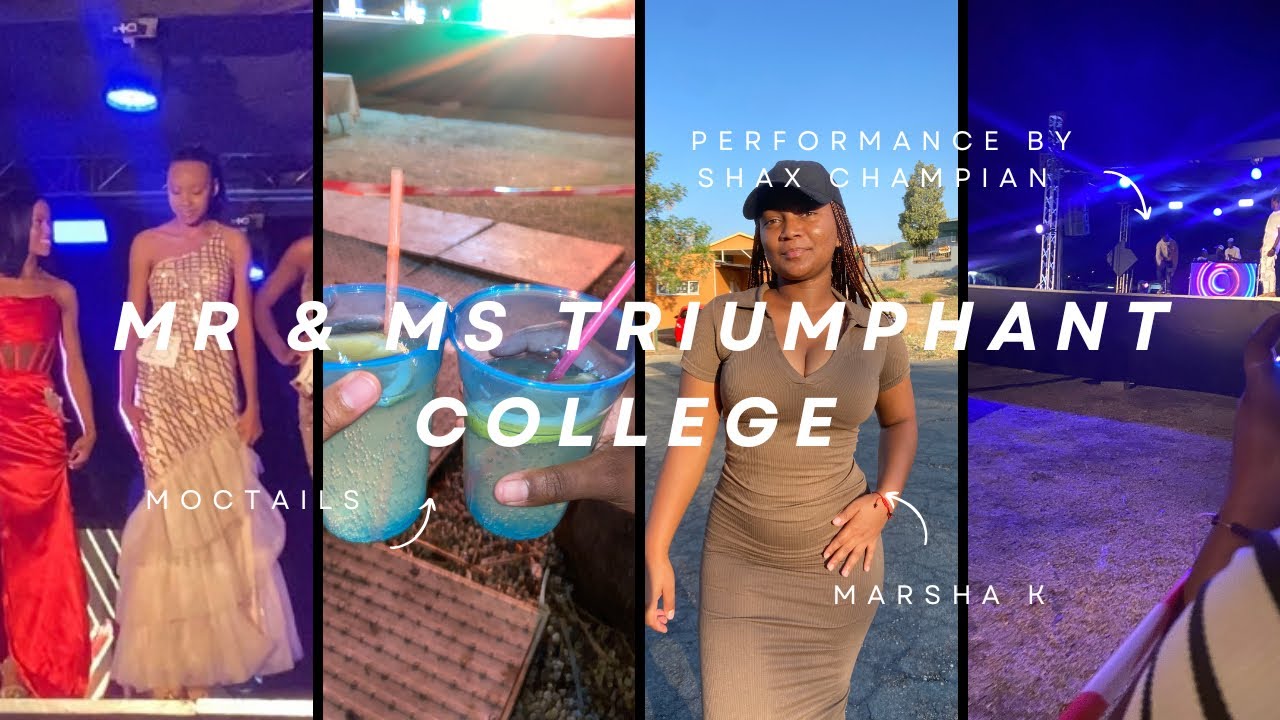 Vlog: Mr & Ms Triumphant College | Performance by Shax Champion | Namibian YouTuber ❤️