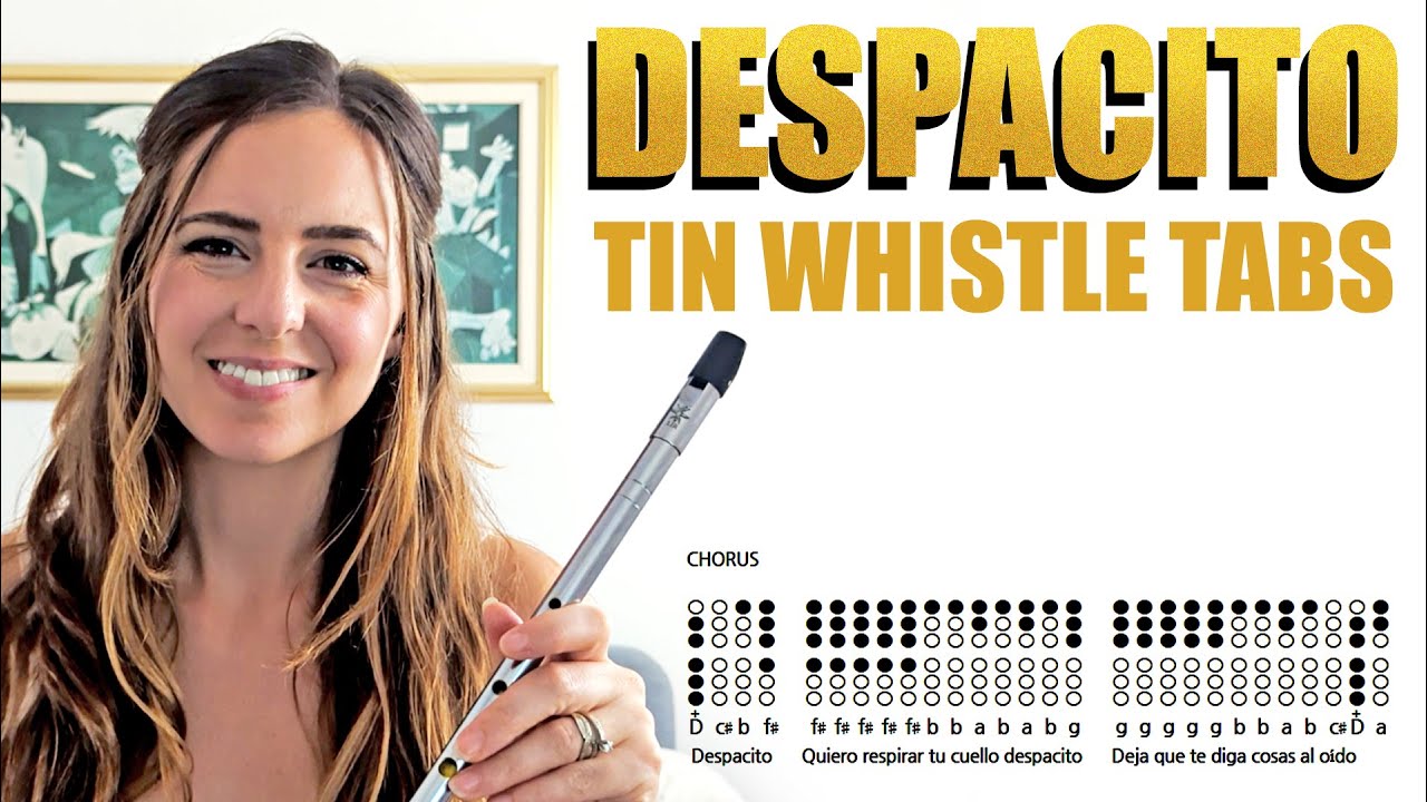 Descpacito - Easy Tin Whistle Version | PLAY ALONG TIN WHISTLE TABS