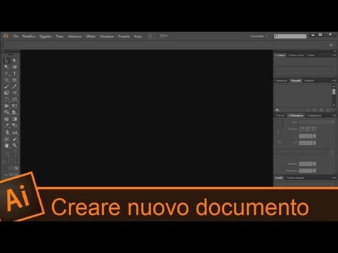 Video: Come Creare Un Nuovo Documento In Adobe Illustrator