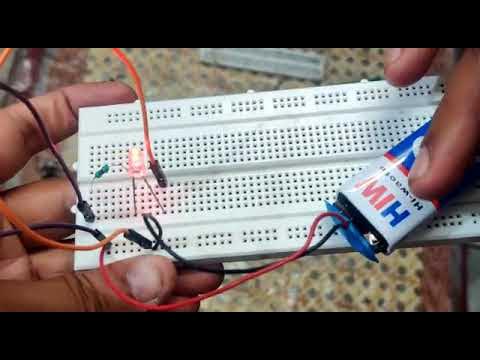 Breadboard Connections.Connecting Buzzer and LED on Breadboard - YouTube