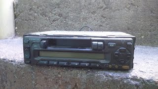 Kenwood Krc-256L Clásico Estilo Retro temprana Reproductor De Cassette Panel Frontal solamente 
