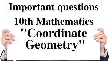 10th Maths:TN Board: Important questions: Chapter 5: Coordinate Geometry: 2 & 5 marks: DD ACADEMY