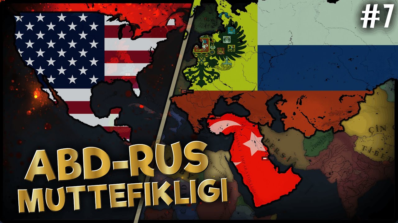 ABD-RUSYA VS OSMANLI? | AGE OF HISTORY 3 | 1.DÜNYA SAVAŞI OSMANLI - #7