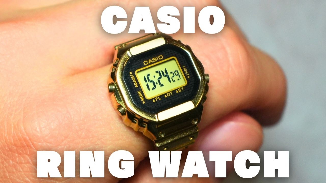 Finally Got It!!!] CASIO RING WATCH in Gold - YouTube