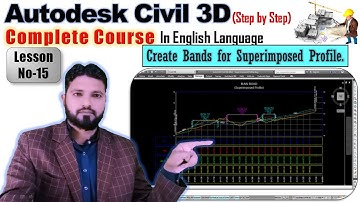 How to Create Bands in Civil 3d | Bands for Superimposed Profile | Profile Band Style Creation