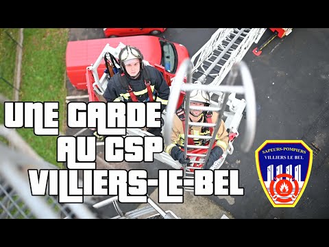 Une garde au CSP Villiers Le Bel    (  SDIS 95   )