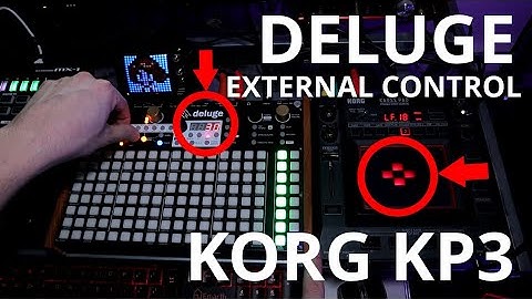 How To Control Korg KP3 // Synthstrom Deluge Tutorial