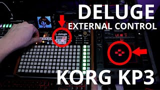 How To Control Korg KP3 // Synthstrom Deluge Tutorial