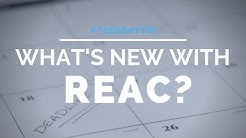 #TuesdayTip: What's New with REAC?