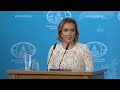 Conferencia de prensa de la Comisaria Presidencial rusa para los Derechos del Niño, M. Lvova-Belova