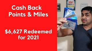 How I made over $6500 cash back in 2021 from credit card cash back and points screenshot 5