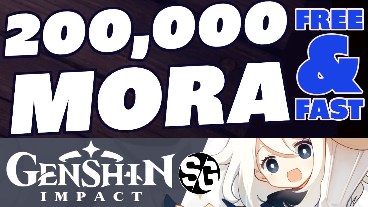 Genshin 200,000 MORA instantly! 1min vid GENSHIN IMPACT EASY MORA