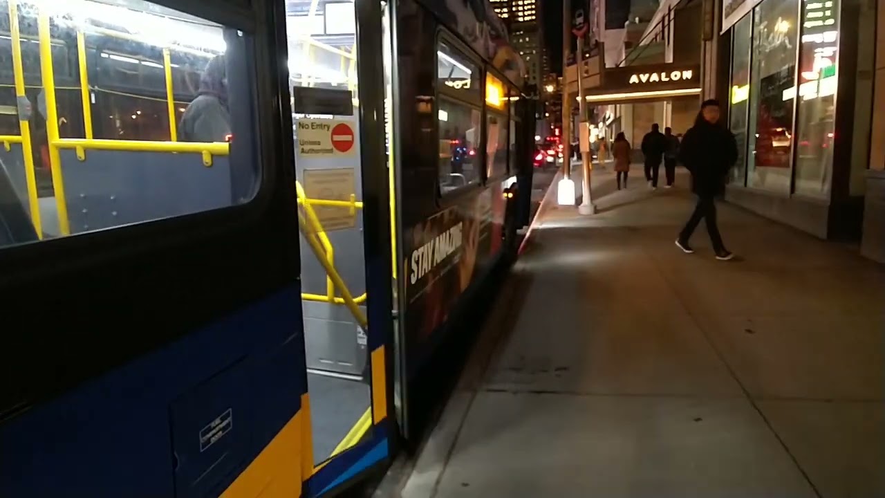 MTA NYC Bus|East Side 49th Street Bound M50 Bus at West 50th Street & 8th Avenue