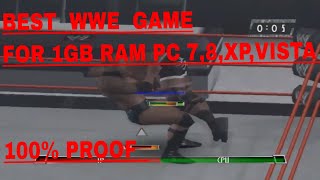BEST WWE GAME FOR 1GB RAM PC HOW TO DOWNLOAD AND INSTALL Highly Compressed
