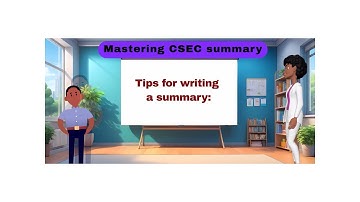 CSEC Summary writing