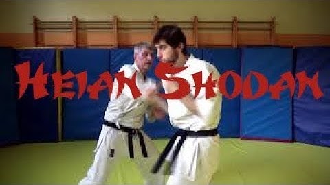 HEIAN SHODAN - BUNKAI KARATE SHOTOKAN