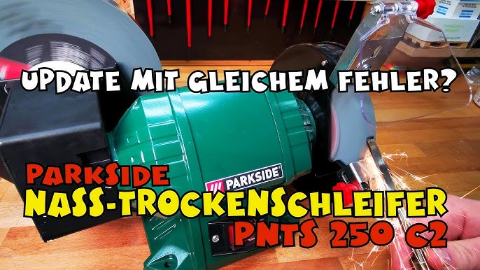 Parkside Wet & Dry Bench Grinder PNTS 250 C2 - YouTube