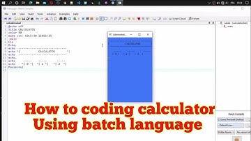Life coding calculator using notepad