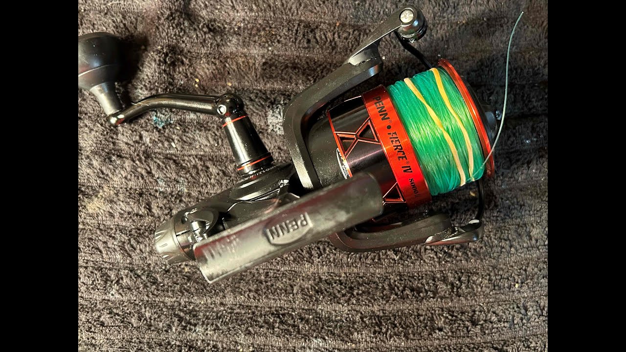 Penn Fierce IV 8000LL Part 1 -- Service and Lubrication -- Young Martin's  Reels 