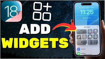 How to Add Widgets on Lock Screen (iOS 18)