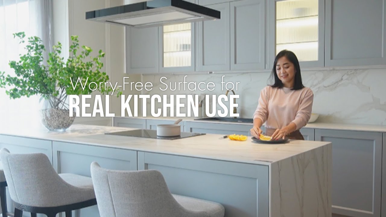 Effortless Kitchen with a Durable Countertop Finish
