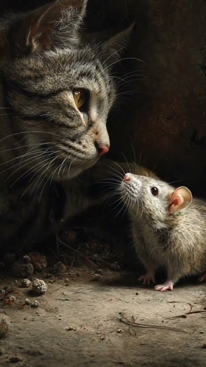 Kucing dan Tikus kisah teman #fyp #viral #trending #cat #tikus #kucinglucu #kucing #animasi