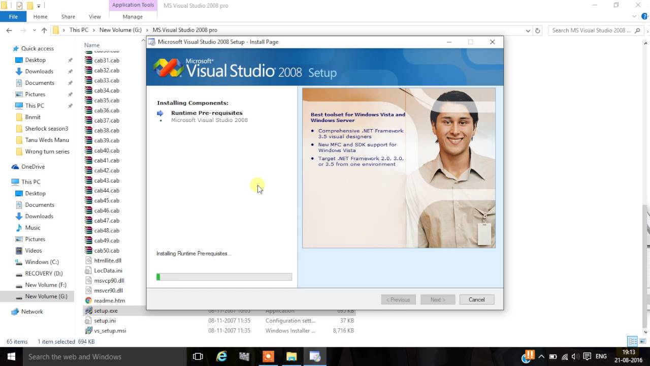 How To Install Visual Studio 08 In Windows 10 Latest Youtube