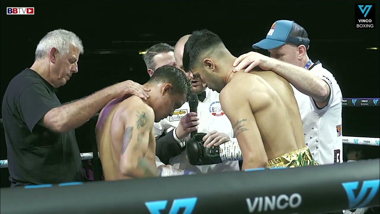 FULL FIGHT RAZA HAMZA VS DARWIN MARTINEZ, BOLTON VINCO BOXING BBTV