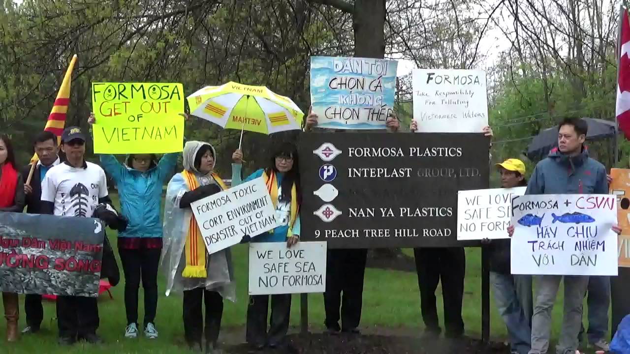 MAH01548 Biểu Tình Trước Trụ Sở Formosa Plastics New Jersey Hoa Kỳ