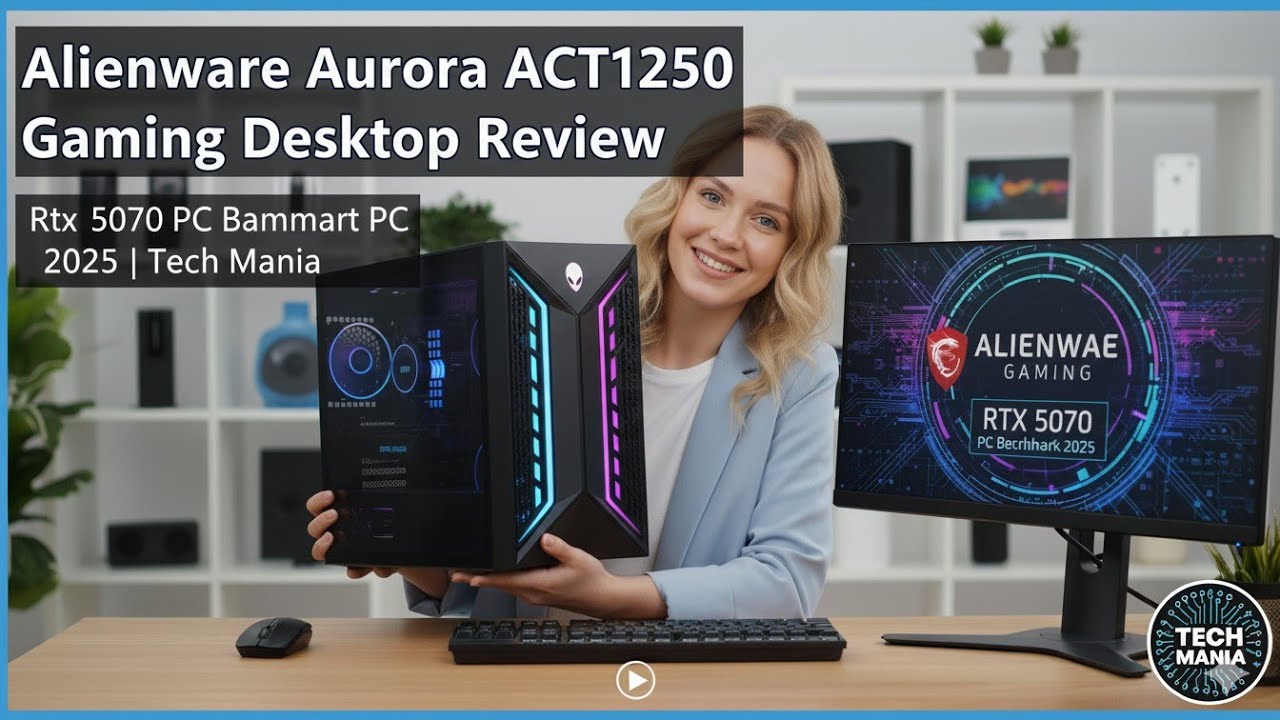 Alienware Aurora ACT1250 Gaming Desktop Review - RTX 5070 PC Benchmark 2025