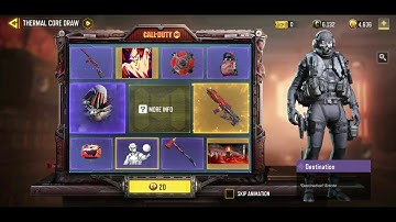 Thermal Core Draw Kreuger - Jungle Scarred CoD mobile CODM