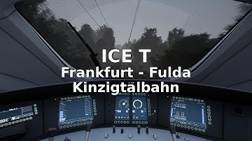 🚆 Virtual Train Ride | Fulda to Frankfurt | DB Class 411 ICE T [TSW]
