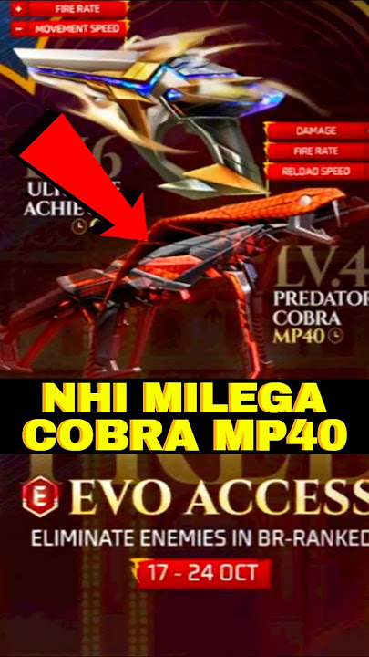 DIWALI 2025 Free EVO COBRA MP40 Nhi Milega ? โจ๐ฎ๐ณ #freefire #shortsfeed