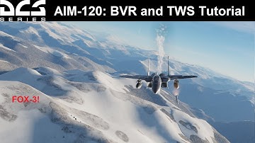 DCS F-15C Tutorials Part 3 | AIM-120 AMRAAM Beyond Visual Range with TWS