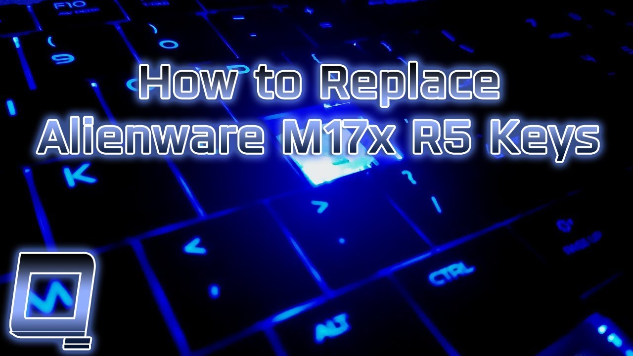 How to Replace Alienware M17x R5 Laptop Keys YouTube