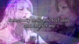 Video thumbnail of "Shatter Me - Lindsey Stirling ft Lzzy Hale lyrics"