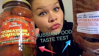 Russian food Taste Test | Anna Marie