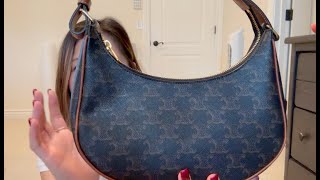 Celine Ava Bag in Triomphe Canvas | First Impressions & What Fits