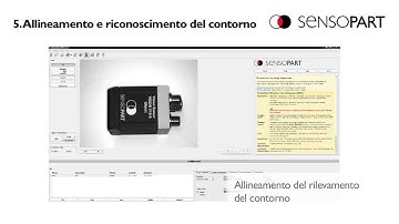 Sensore di visione VISOR®: Allineamento