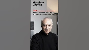 The Designer who Brought Helvetica to America | Massimo Vignelli | Designwiki #designhistory #design