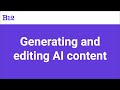 Using AI Tools in the B12 Editor | Step-by-step tutorial