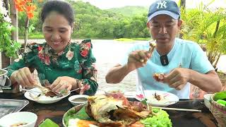 That Maybe Unknown Beautiful Place In BATTAMBANG! Awesome CHICKEN BROWN! Nice Top View Banan Temple.