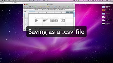 Saving a .csv