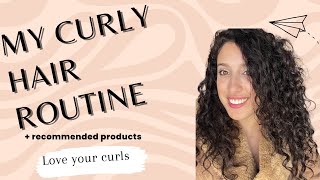 My Step-by-Step Curly Hair Routine 🦋